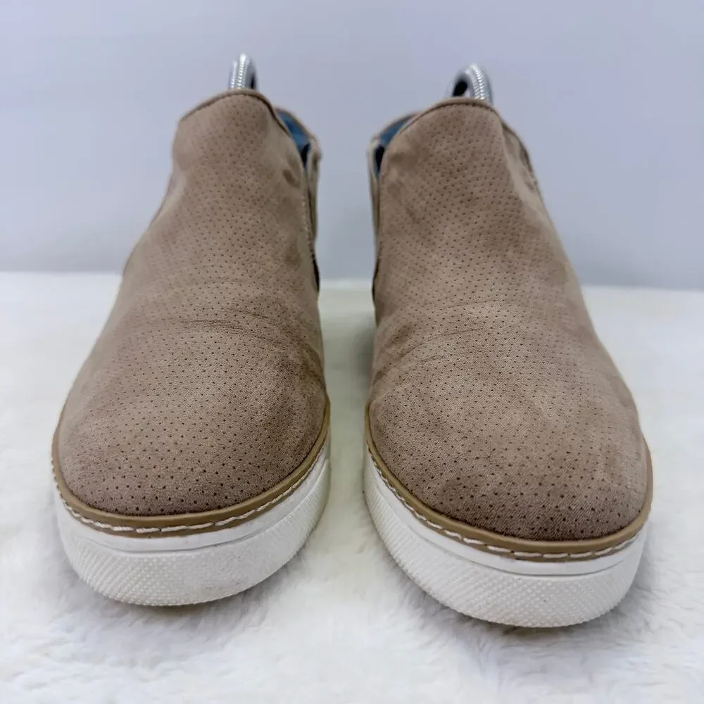 Dr. Scholl’s If Only Slip-On Sneakers Toasted Taupe Women’s Size 9.5